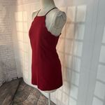 Lulus Lulu’s Endlessly Endearing Wine Red mini Dress size small Photo 5