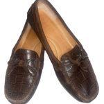 Ralph Lauren  Briley Brown Leather Slip On Loafers Size 10 Driving Shoes Flats Photo 0