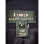 Ralph Lauren Lauren  Women's Navy Wool Blend Blazer Size 8 Preppy Academia Photo 6