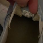 Vans Women’s  size 10, light blue with checkers around sole Photo 3