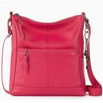 The Sak  Lucia Crossbody Bag in Magenta Stitch Leather‎ NWT Photo 1