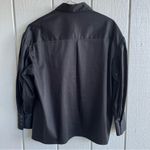 Camilyn Beth  Black Button-Up Long Sleeve Blouse Size M Photo 3