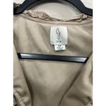 Joie  Embroidered Tiered Ruffle Mini Dress Tan Floral Short Sleeve Boho Eyelet Photo 2