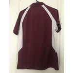 Holloway  Performance Women's Size Large Burgundy White Polo Shirt NASCAR Racing Photo 4