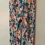 Disney 's Alice Through the Looking Glass Floral Print Pants Size 10 Photo 0
