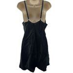 Victoria's Secret Vintage  Gold Label Pure Silk Black Lingerie Slip Dress Medium Photo 4