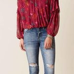 Free People NWT  Wildflower Honey Top SZ-S Photo 4