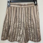 Vintage Judy Knapp California Womens Sz 3 Silky Striped Wrap Skort Bronze Black Gold Photo 11