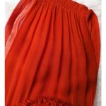 Paul Smith Black Label Silk Sleeveless Ruched Dress Red Size 46 Photo 8