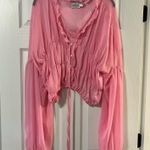 Revolve  SNDYS Pink Sheer Top Photo 0
