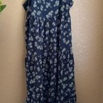 J for Justify Daisy Print Navy Blue Flowy Maxi Dress Photo 0