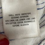 Anthropologie  Striped Linen Cotton Pants‎ Size Small Photo 5