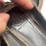 Tory Burch Minnie Travel Pewter Snakeskin Ballet Flats S-248 Sz 8.5M Photo 3