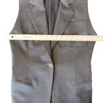 Ellen Tracy  Gray Wool Sleeveless Blazer/Jacket Button Vest Top Women’s Size 6 Photo 4