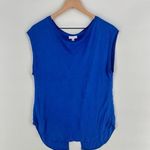 Wilfred Aritzia  Soft XXS Cap Sleeve‎ Solid Basic Open Back Crossover Tee Photo 0