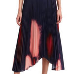ALC Frank A.L.C. Somali Tie-Dye Pleated Skirt Size 2 Photo 0