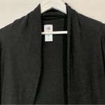CAbi  Women’s Winsome Long Sleeve Open Front Cardigan Black Size Medium EUC Photo 1