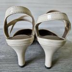 Life Stride  Kalea Womens Dress Pump Pointed Toe Taupe Heel Elastic Straps Size 8 Photo 12