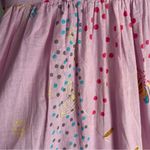 Soler Romantic III Pink Lolita Print Cotton Maxi Dress S/M Whimsical Photo 7