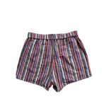 Madewell Pull-On Shorts in Rainbow Stripe Size S Photo 5