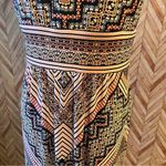 London Times Multicolor Medallion Halter Pleated Maxi Dress Size 8 Photo 3