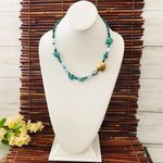 Coldwater Creek  Faux Turquoise Necklace Photo 1