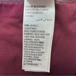 Chico's Chico’s Black Label Faux Leather Pants – Burgundy Photo 5