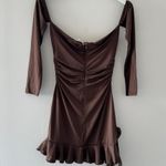 House Of CB Alix Brown Mini Dress M Photo 4