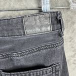 American Eagle 90s Mom Jeans Women’s Size 4 Distressed Black Denim Ripped Grunge Photo 7