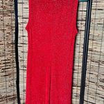 Sparkling Red Sleeveless Dress Size L Photo 0