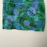 [Isabella Bird] Blue Green Ocean Mandala Boho Print Skort Mini Travel Sz Large L Photo 4