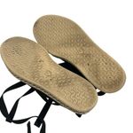 Rothy’s Black Woven Espadrille Flats Women’s Size 10 Lace Up Beach Resort Photo 8