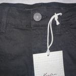 KanCan NWT Size 7/27 Black Denim Frayed Hem High Rise Shorts Photo 1