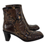 Stuart Weitzman  for Russell and Bromley snakeskin ankle boots Photo 0
