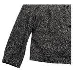 Talbots Cardigan Sweater Jacket Blazer Black Tweed Size 12 Front Pockets Photo 1