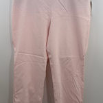 Talbots  Tummy Slimming pull on straight leg ankle pants womens 14P NWT soft pink Photo 0