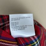 Urban Renewal URBAN RENWAL Outfitters Women's XS Red Plaid Straight Leg Trousers High Waist Photo 6