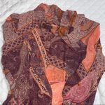 NWT divine heritage paisley orchid mini dress s Orange Photo 6
