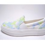 Soda Shoes Lime Tye Dye Slip On Sneaker Photo 2
