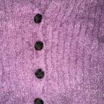 stitch & pine purple cozy button up sweater cardigan size small Photo 2