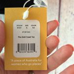 ANDIE NWT  Swim The Gold Coast Top Ribbed Photo 2