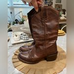 Stetson  Brown Leather Boots Sz 5 Womens Western Boho Broken In Photo 10