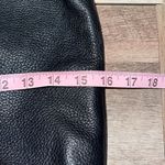 Faiez‎ Halabi Buenos Aires Womens Pebbled Leather Shoulder Hobo Bag Black Small Photo 11