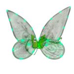 Luminous Green Fairy Mini Dress Photo 3