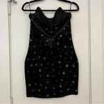superdown Revolve  Stevie Sweetheart Mini Dress Black Metallic Photo 5