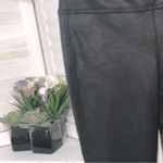 Nine West  Black Leather Look Leggings Size Small Photo 4