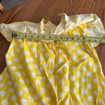 Lisa Marie Fernandez One Shoulder Yellow Polka Dot Maxi Dress NWT Size XXS Photo 8