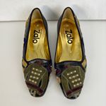 Zalo Women's Artistic Patchwork Loafers Black Size undefined Photo 1