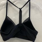 Athleta  Black Strappy Women's Padded Comfort light support Bralette medium Photo 1