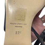 Club Monaco Club‎ Monaco Sz 37 1/2 Women's Black Leather Slingback Pointed Toe Flat Shoes Photo 7